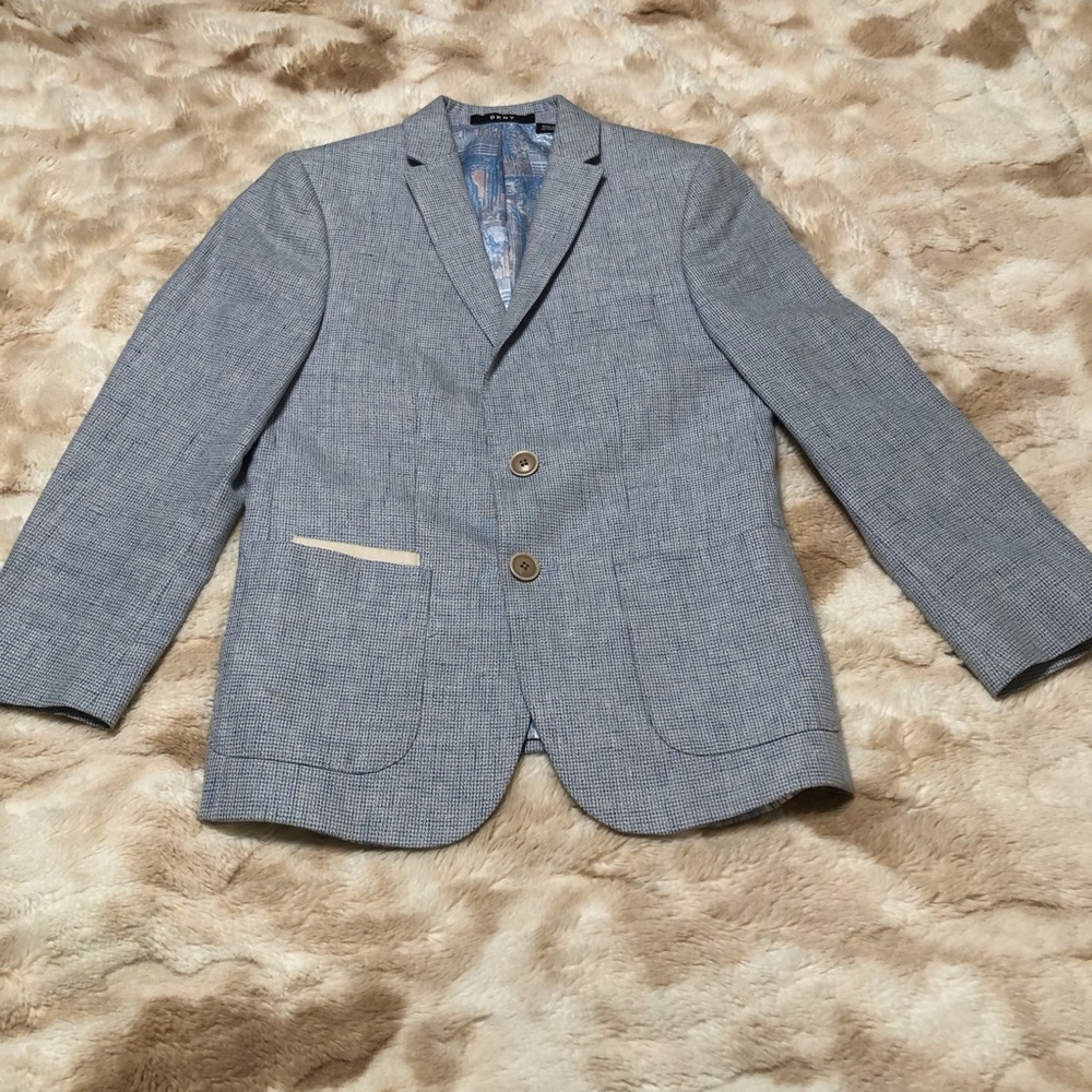 DNYY Baby Blue Two button Blazer.  Boys size 10.